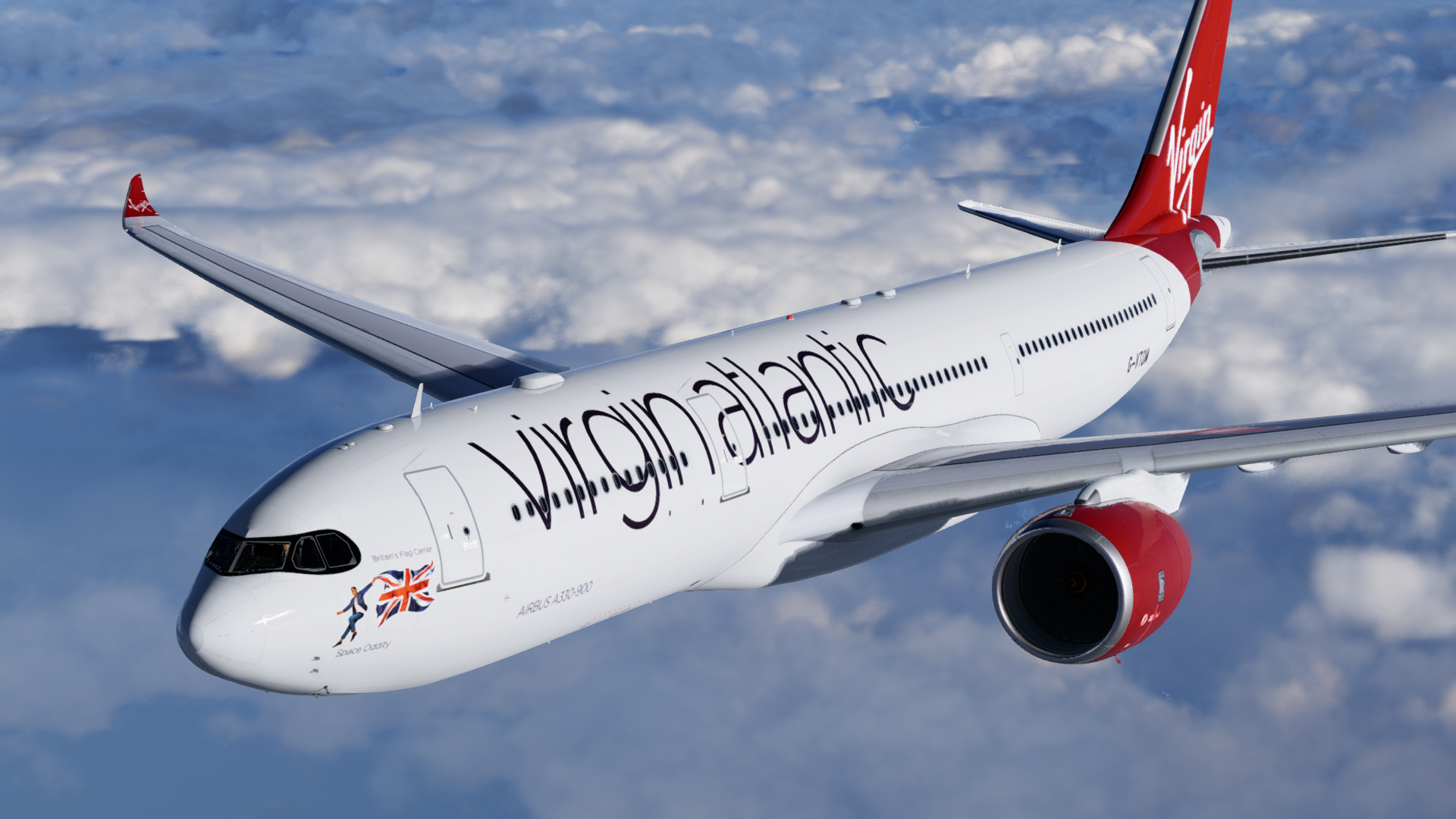 Airbus A330-900neo in VRGN Virtual operations