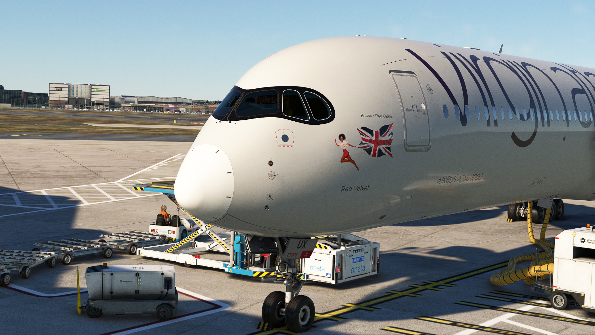 Airbus A350-1000 in VRGN Virtual operations
